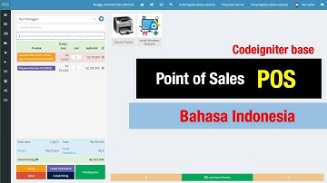 DEMO Point of Sales (POS) CodeIgniter Bahasa Indonesia