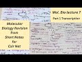 Molecular Biology Revision | Short Notes for CSIR NET, GATE, DBT, ICMR