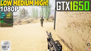 Squad GTX 1650 - 1080p Low, Medium, High, screenshot 1