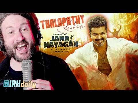 Thalapathy Vijay | Foreigner Reacts | Jana Nayagan Song | Anirudh | H Vinoth | IRH Daily Reaction!