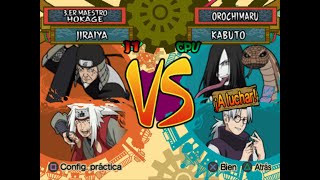 NS Ultimate Ninja 5 - Hiruzen Sarutobi VS Orochimaru