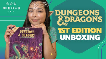 Dungeons and Dragons (D&D) 1st edition unboxing!