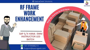 RF Frame Work Enhancement || SAP EWM