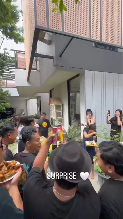 Surprise wedding anniversary of Denny Caknan and Bella Bonita #bellabonita #dennycaknan #cunda