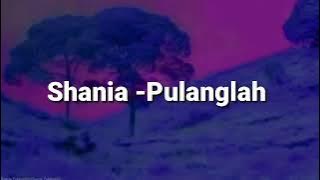 Pulanglah - Shania ( Lirik )