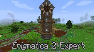 Building Ourselves a Windmill : Enigmatica 2 Expert Lp Ep #4 Minecraft 1.12