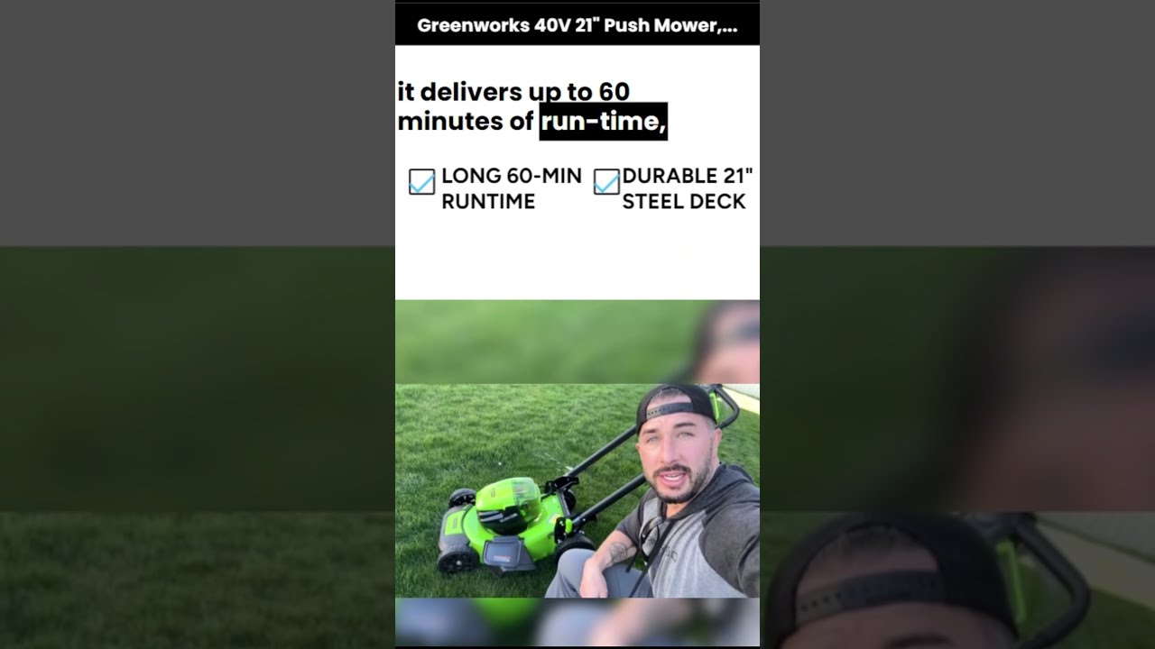 Why GreenWorks Is The Only Mower You Need 
