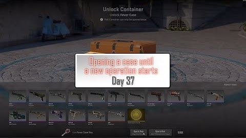 Opening a case until a new CS2 operation starts - Day 37