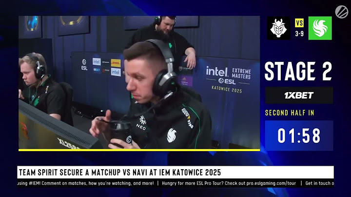 [Video] [ESLCS] [2025-02-02] Full Broadcast： IEM Katowice 2025 - Day 5 720p60-part150