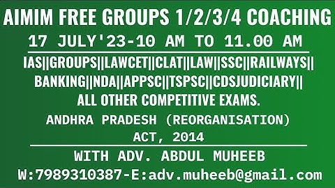 Andhra Pradesh Reorganization Act, 2014