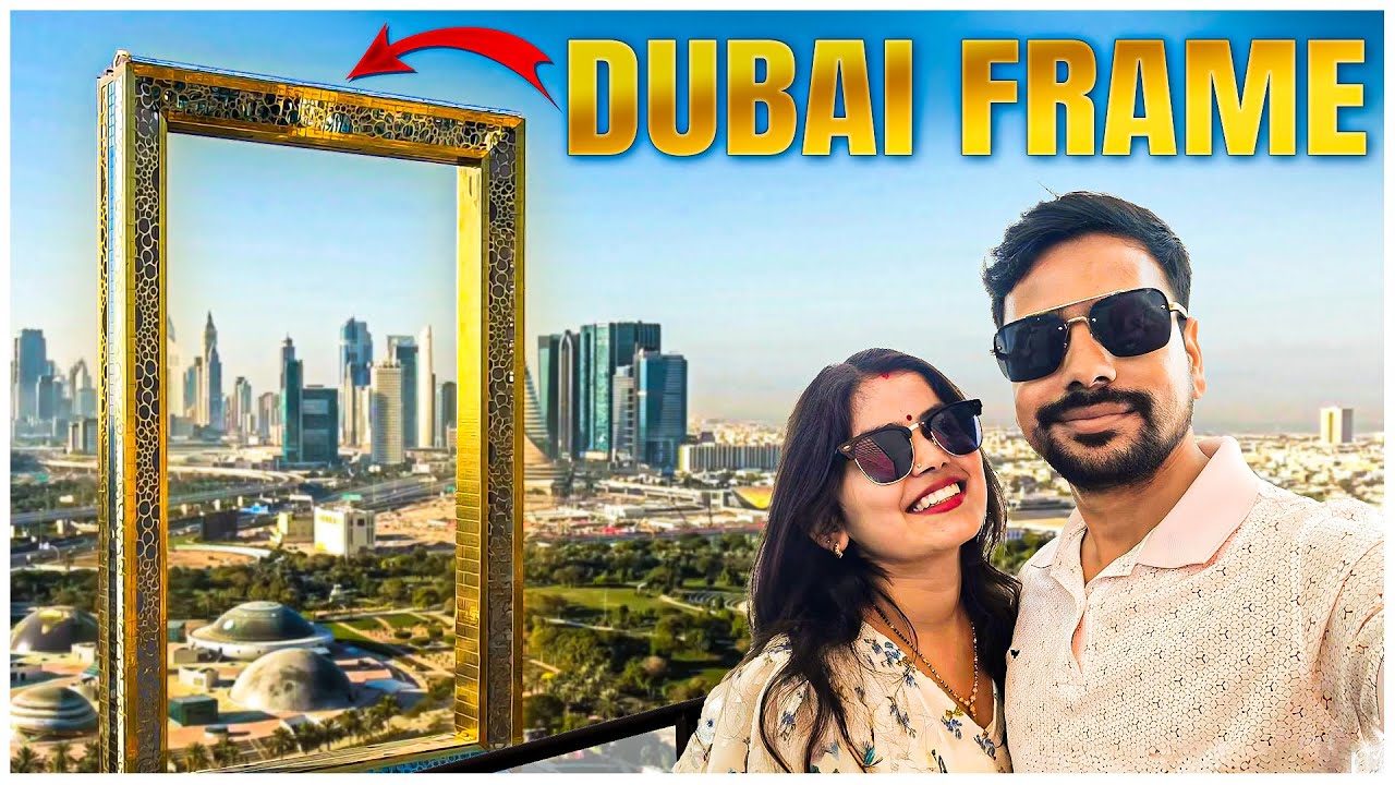 Walking On The Dubai Frame Skywalk | Dubai Vlog