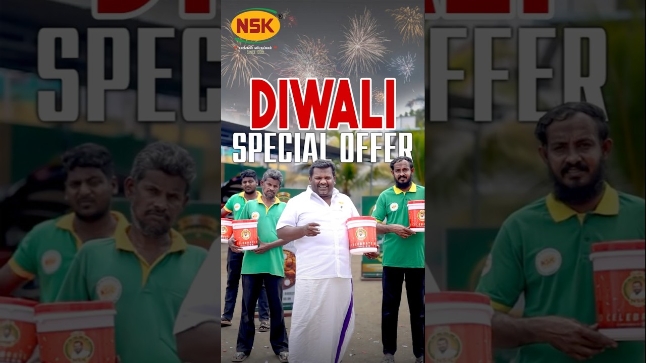 🎇Diwali Offer 2025✨| NSK Special Bucket Biriyani Combo🤩| Chicken & Mutton Feast🎉