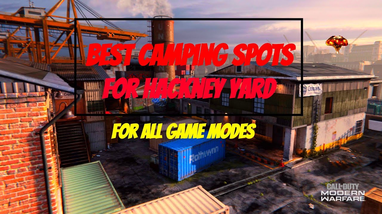BEST Camping Spots On Hackney Yard FOR ALL GAME MODES!!!