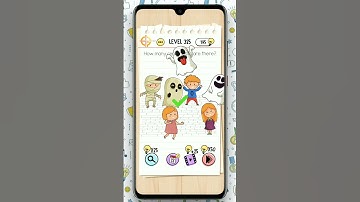 Brain Test Level 325(How many real ghosts👻 are there?) walkthrough solutions [with explanation]