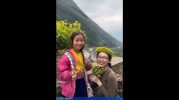 Vợ chồng Tóc Tiên ngắm mùa hoa cải vàng ở Hà Giang