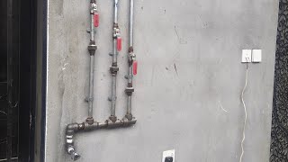 Plumbing work Gass Pipe line installation Plumbing Gass Pipe fittings