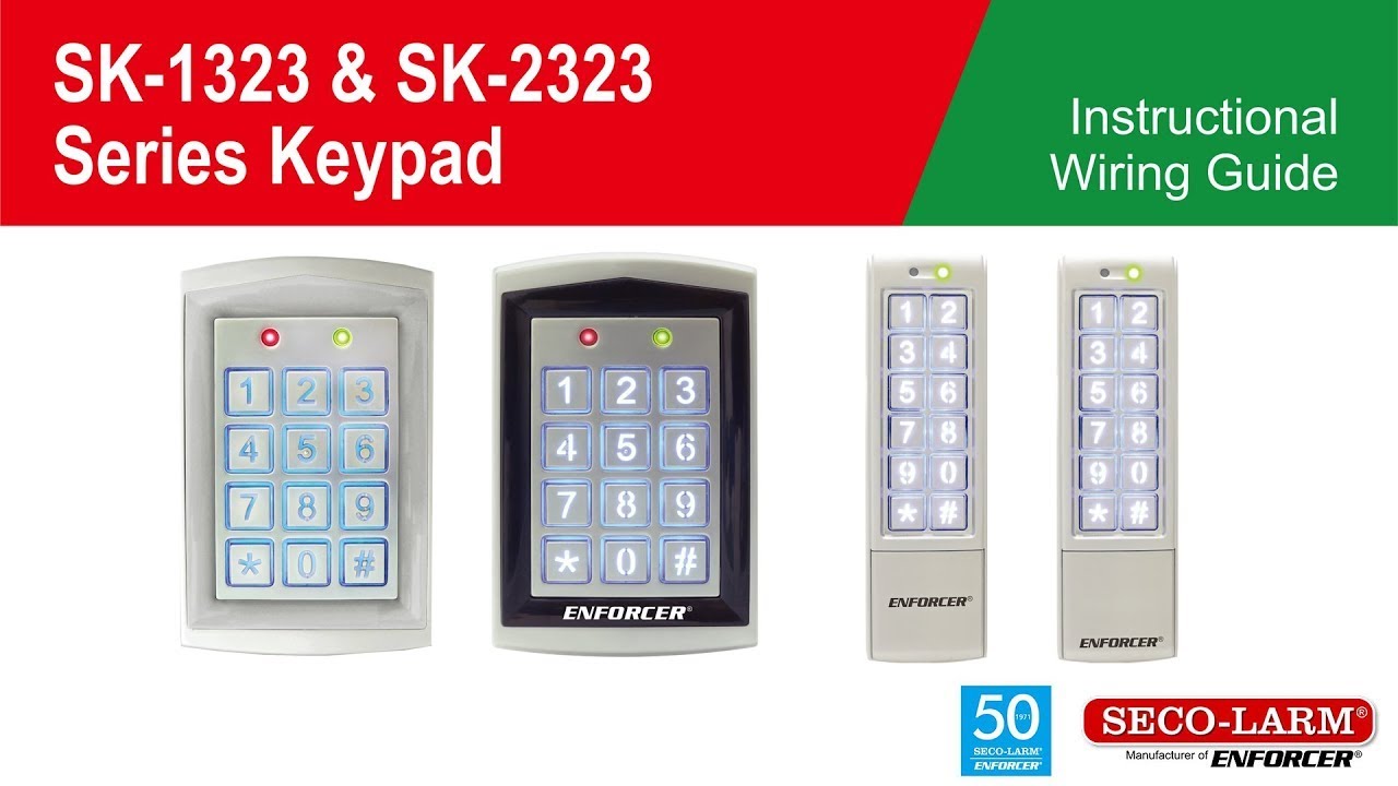 SK-1323 and SK-2323 Series Keypad – Wiring Guide - YouTube