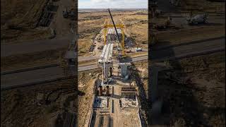 The Process of building a Highway Overpass 🚧 #timelapse #amsr