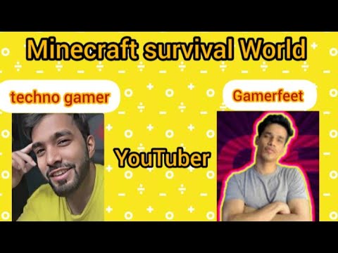 Minecraft Castle @TechnoGamerzOfficial fleet Kingdom @GamerFleet😲 WORLD ...
