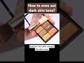 Here’s how you color correct brown skin #makeup #brownskin