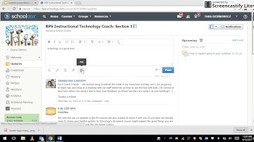 Schoology Updates Video
