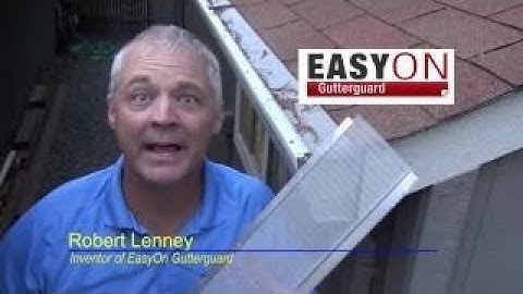 EasyOn GUTTER GUARD at Costco