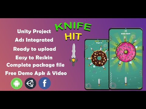 Knife Hit 3D 2021 - Source code available for sell - Game zone