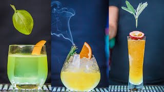 How to Make Cocktails With the Most Popular Herbs | Gin Basil Smash |Thyme | Sage | Rosemary | Mint