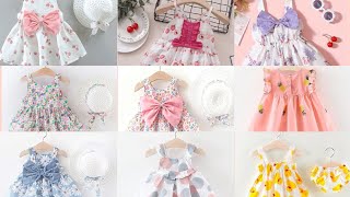 Baby Girl Summer Frocks Design | Comfortable summer frock design for baby girls #frockdesign #yt