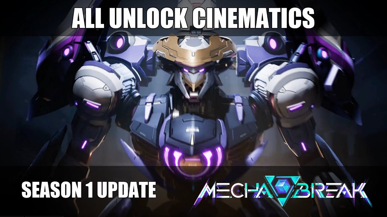 All Striker Unlock Cinematics (Season 1 Update) - Mecha BREAK