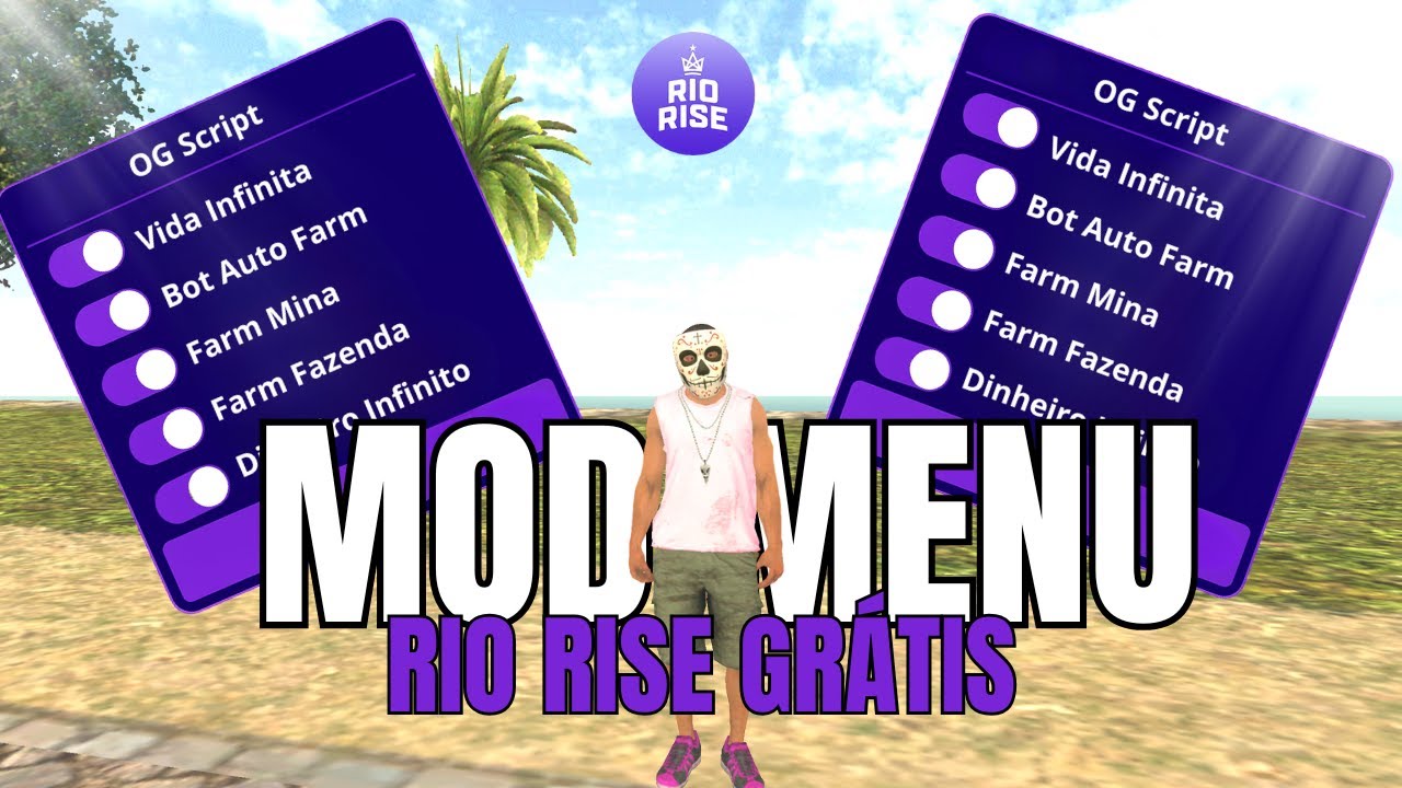 🔥 Novo Mod Menu para Rio Rise GRÁTIS: Farm Caminhão, Farm Mina, Farm Fazenda, Money e Muito Mais 🔥