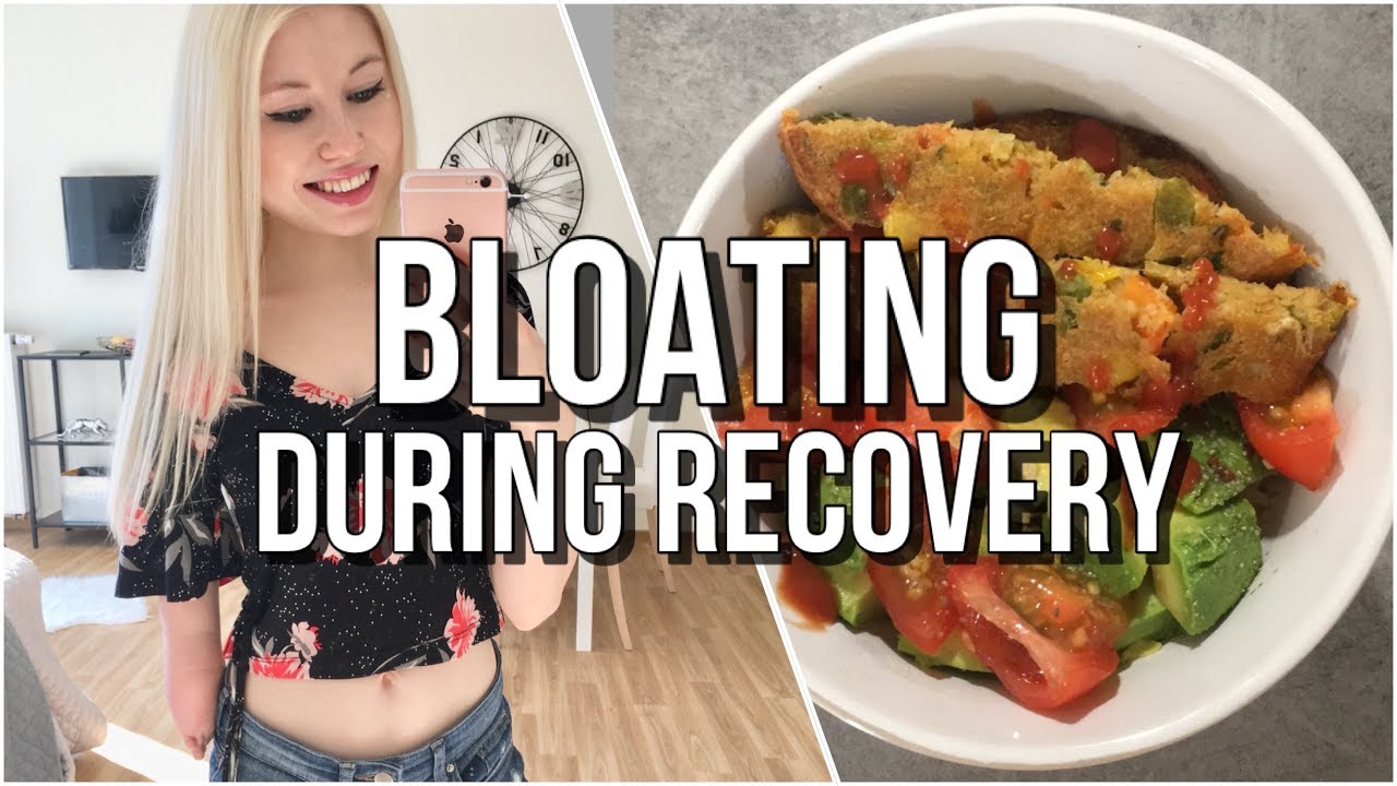 Embracing BLOATING in Recovery Before & After Shots, Dealing With
