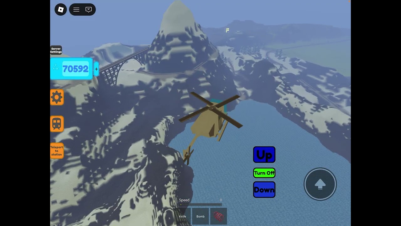 This is how to get the helicopter train in train test 9.8