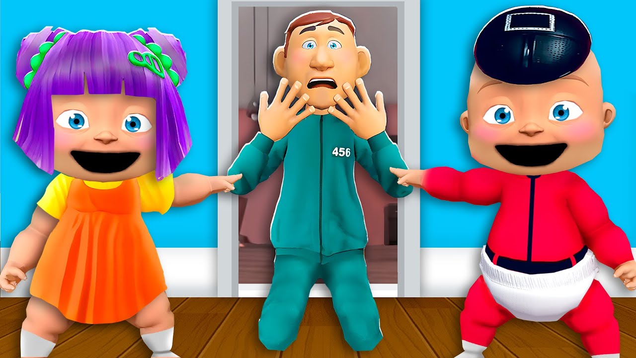 SQUID GAME Oyununda BEBEK ASKER Olduk!