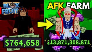 How To AFK Farm Money! 💸 | Blox Fruits UPDATE 20 🔥