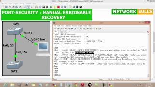 Port Security Manual Err-disable recovery - CCNP R&S Level by Network Bulls