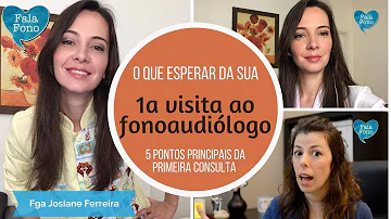 Como é a primeira consulta no fonoaudiólogo?