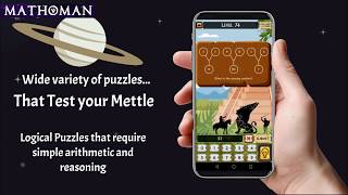 MathoMan - The Clash of Minds | Maths Puzzles & Riddles Game | Game Promo screenshot 1