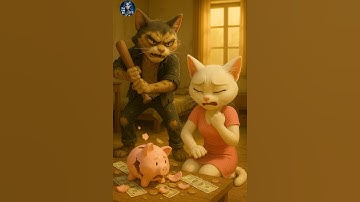 Mèo anh độc ác, đập lợn của mèo trắng mimi #cat #shorts #ai #meo #meow