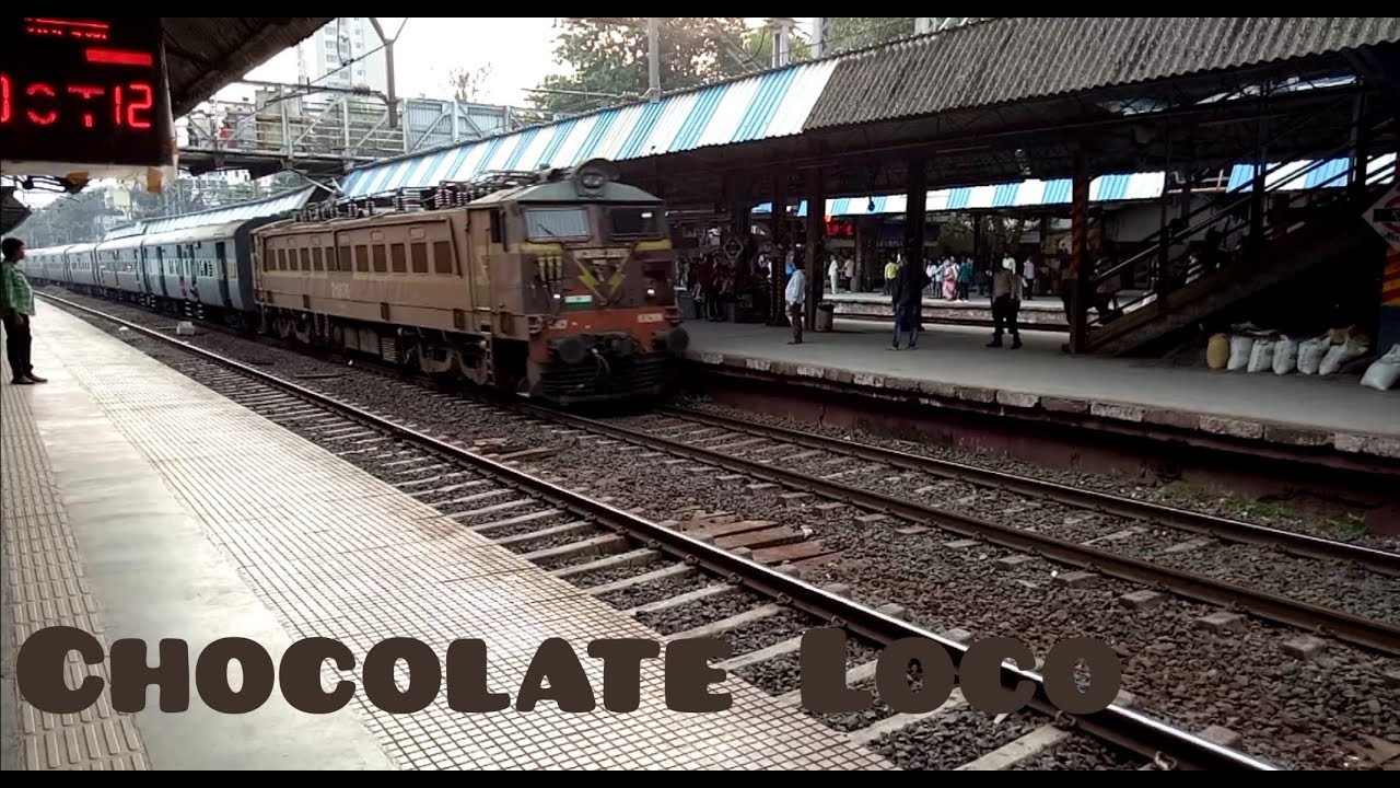 New Painted Chocolate Livary WCAM-2P With Nandigram Express