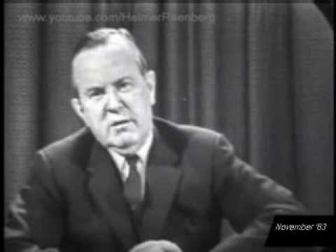 November 22, 1963 - Prime Minister of Canada, Lester B. Pearson following President Kennedy's death