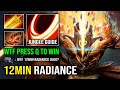 WTF 12Min Radiance Juggernaut EZ Jungle 100% Unkillable Hyper Carry Spin to Win Dota 2