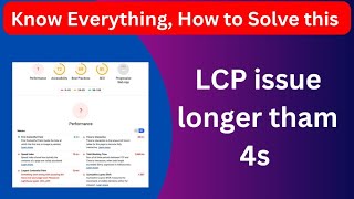 LCP issue longer than 4s (mobile).LCP issue fix  #lcp