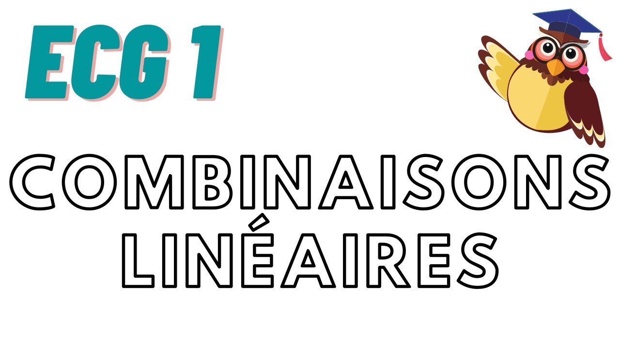 Espaces vectoriels : cours 6 partie 2 : combinaisons linéaires de vecteurs