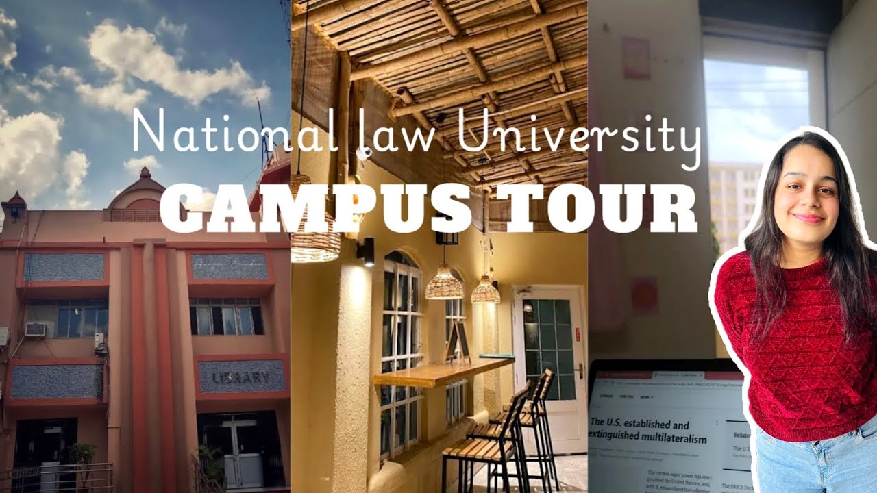 NLU Campus tour ✨| Hostel, library and academic block| CLAT