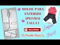 MOLDE DE ENTERIZO PARA PERRITOS TALLA 1 - DIY.