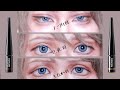 コスプレアイメイク3 LOOK♥ダブルラインの引き方【男装メイク】