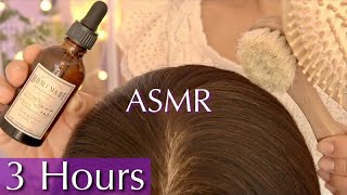 [ASMR] 3 Hours of Relaxing Hair Sounds for Deep Sleep | No Talking