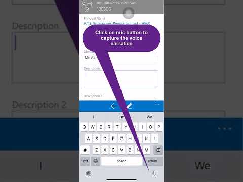 3  Interaction entry creation  mobile app