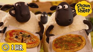 Shaun the Sheep 🐑 The Delicious Take Away Adventure 😋🍕 Full Episodes Compilation [1 hour]